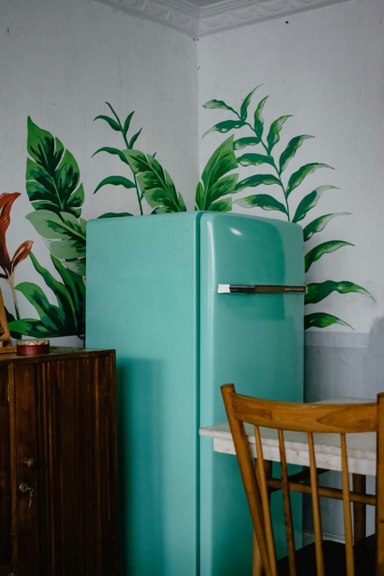 Refrigerator in a modern kitchen